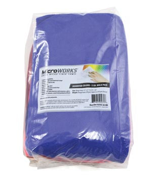 Hospeco Microworks® Microfiber Towels. , Bag